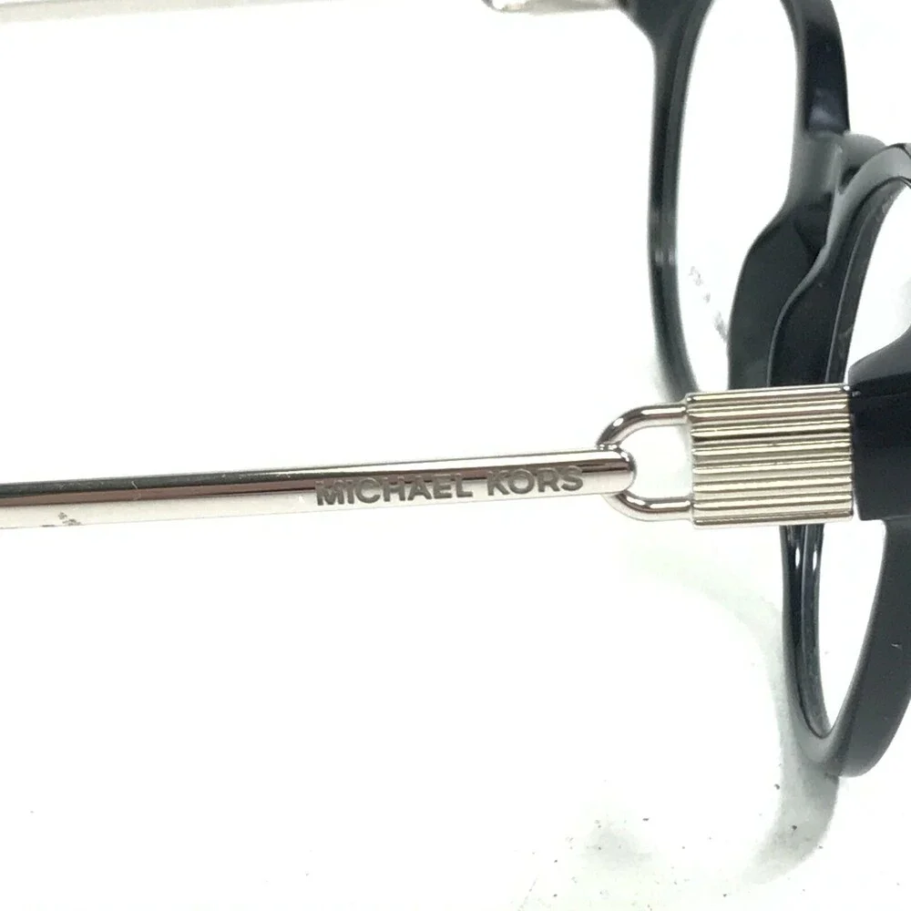 Michael Kors Eyeglasses Frames MK4048 Kea 3163 Black Silver Round 51-19-135